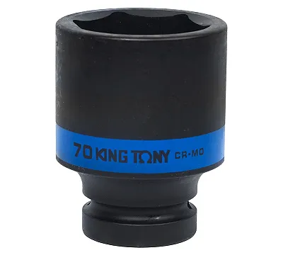 Головка торцевая ударная глубокая шестигранная 1", 70 мм KING TONY 843570M