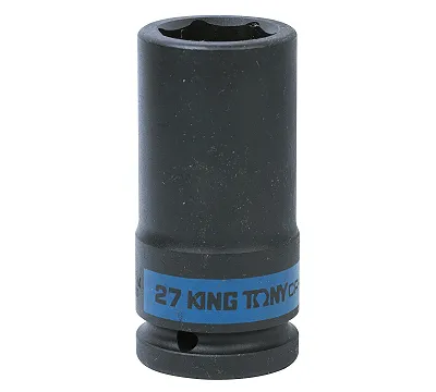Головка торцевая ударная глубокая шестигранная KING TONY DIN 3121