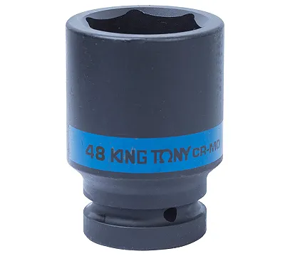 Головка торцевая ударная глубокая шестигранная KING TONY DIN 3121