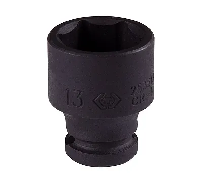 Головка торцевая ударная шестигранная 1/4", 13 мм KING TONY 253513M