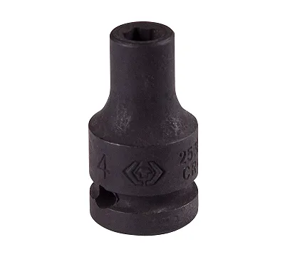Головка торцевая ударная шестигранная 1/4", 4 мм KING TONY 253504M