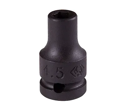 Головка торцевая ударная шестигранная 1/4", 4,5 мм KING TONY 253545M