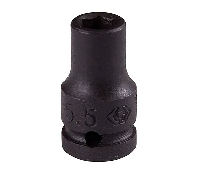 Головка торцевая ударная шестигранная 1/4", 5,5 мм KING TONY 253555M