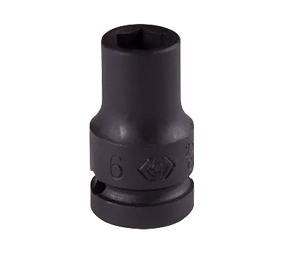 Головка торцевая ударная шестигранная 1/4", 6 мм KING TONY 253506M