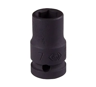 Головка торцевая ударная шестигранная 1/4", 7 мм KING TONY 253507M