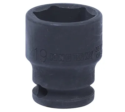 Головка торцевая ударная шестигранная 19 мм 3/8'' KING TONY 353519M