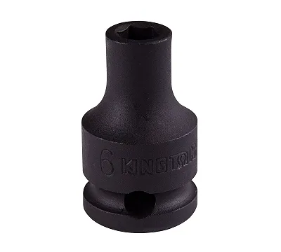 Головка торцевая ударная шестигранная 3/8", 6 мм KING TONY 353506M