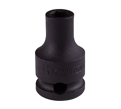 Головка торцевая ударная шестигранная 3/8", 6 мм KING TONY 353506M