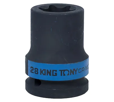 Головка торцевая ударная TORX Е-стандарт 3/4'' E28 KING TONY