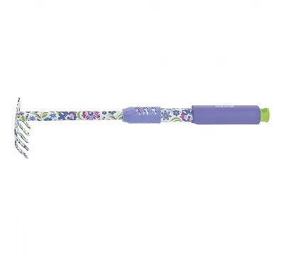Грабли 5 - зубые, 85 х 440 мм, стальные, удлиненная рукоятка, Flower Mint, Palisad