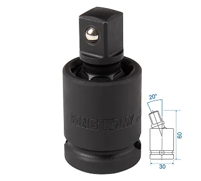Кардан ударный 1/2", шаровый, с шариковым фиксатором KING TONY 4799P
