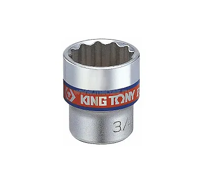 KING TONY Головка торцевая стандартная двенадцатигранная 3/8", 7/8", дюймовая 333028S
