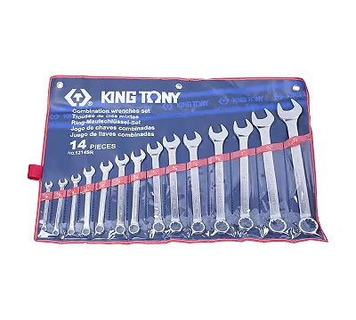 KING TONY Набор комбинированных ключей, 5/16"-1-1/4", 14 предметов 1214SR