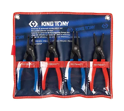 KING TONY Набор съемников стопорных колец, 4 предмета 42154GP