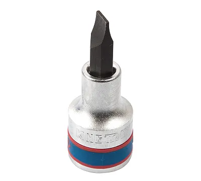 KING TONY Насадка (бита) торцевая 1/2", Slotted, 0,8х1,2 мм, L = 60 мм  402208