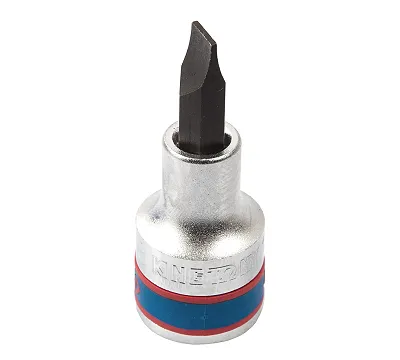 KING TONY Насадка (бита) торцевая 1/2", Slotted, 0,8х1,2 мм, L = 60 мм  402208