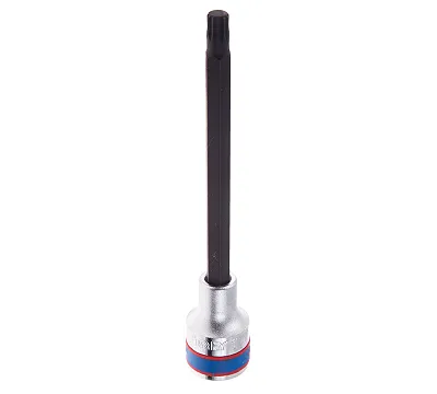 KING TONY Насадка (бита) торцевая 1/2", SPLINE, M08, L = 140 мм  406608