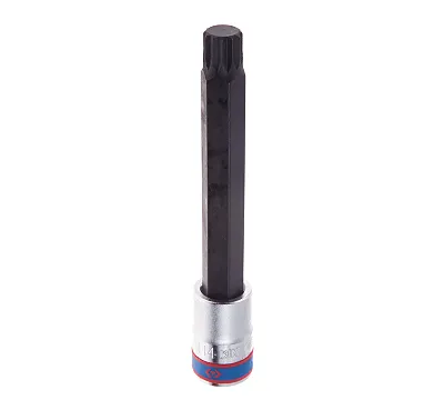 KING TONY Насадка (бита) торцевая 1/2", SPLINE, M14, L = 140 мм  406614