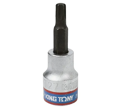 KING TONY Насадка (бита) торцевая 1/2", TORX, T27, L = 60 мм 402327