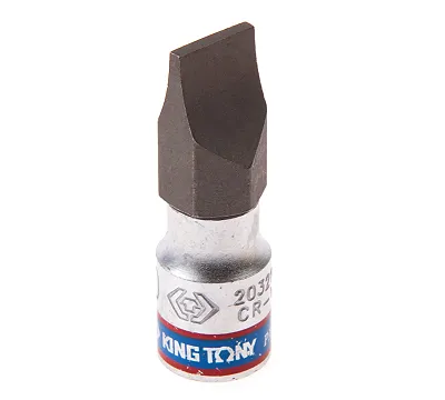 KING TONY Насадка (бита) торцевая 1/4", Slotted, 10,0х1,6 мм, L = 37 мм  203210