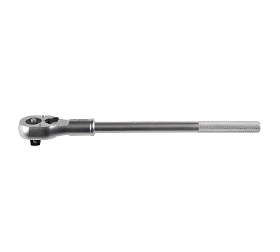 KING TONY Трещотка 3/4", 500 мм, 24 зубца, флажковая с кнопкой 6778-20FS