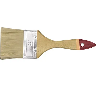 Кисть флейцевая "Модерн", иск. щетина, деревянная ручка 2,5" (63 мм) КУРС