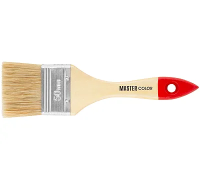 Кисть флейцевая натур. щетина, 55% топс, лакиров.ручка, ширина 50 мм MASTER COLOR