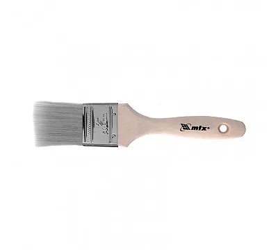 Кисть плоская Platinum 2", искусственная щетина, деревянная ручка MTX