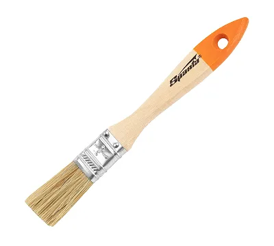 Кисть плоская Slimline 3/4" (20 мм) натуральная щетина, деревянная ручка Sparta