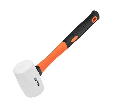 Киянка резиновая, 225 г, белая резина, фибергласовая рукоятка Sparta