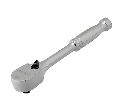Ключ-трещотка 1/4", CrV, 120 зубьев, цельнометаллический, хром Gross