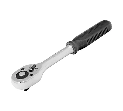 Ключ-трещотка 3/8", 45 зубьев, с быстрым сбросом, CrV, хром Сибртех