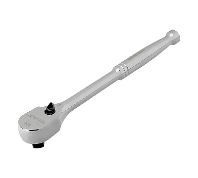 Ключ-трещотка 3/8", CrV, 120 зубьев, цельнометаллический, хром Gross