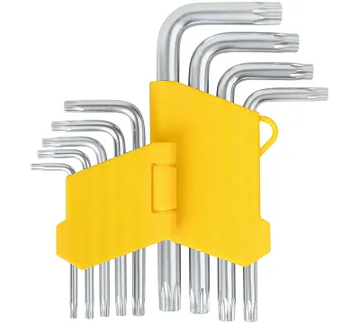 Ключи TORX 9 шт. CrV Т10-Т50, пластиковый держатель FIT