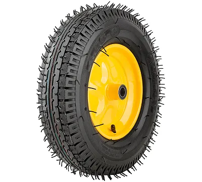 Колесо запасное 8 слойная шина, 390х90х220 мм для тачки 77557 ( 4,80"/4,00"-8" ) ( посадка ширина 90 мм, диаметр 20 мм ) FIT