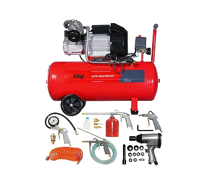 Компрессор поршневой Auto master kit, набор, 10 предметов FUBAG 641270