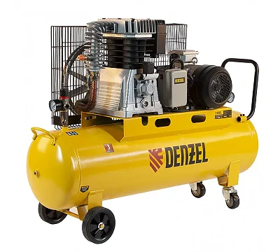Компрессор поршневой BCI4000-T/100, ременный DENZEL 58123