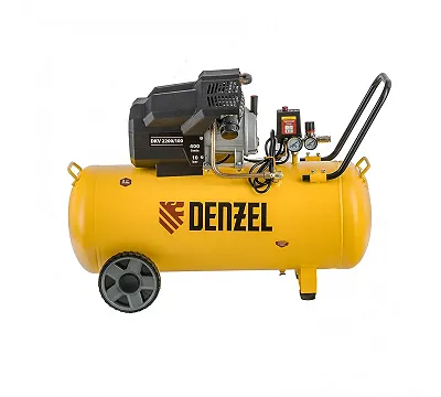 Компрессор поршневой DKV2200/100, Х-PRO, коаксиальный DENZEL 58079