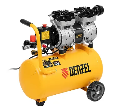 Компрессор поршневой DLS950/24, коаксиальный, безмаслянный DENZEL 58026