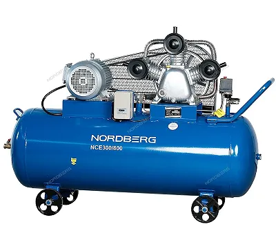 Компрессор поршневой, ременной NORDBERG NCE300/800