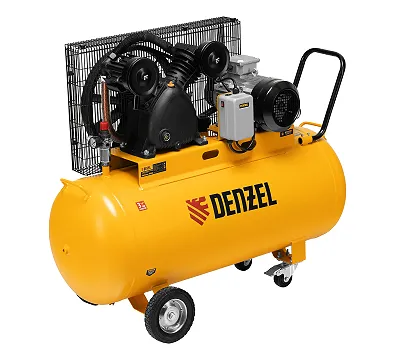 Компрессор воздушный рем. привод BCV 4000-T/200, 4,0 кВт, 200 литров, 690 л/мин Denzel