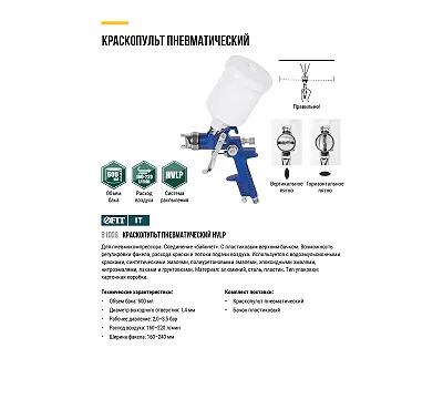 Краскопульт пневматический FIT