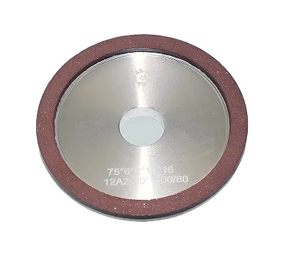 Круг алмазный 12А2-20град.(тарельчатый) 75х6х2х16 SSD-2(АС4) 100/80 100% В2-01 11,4кар. TLX