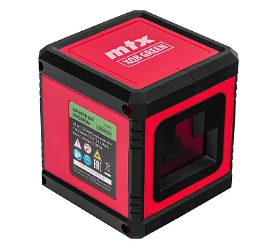 Лазерный уровень XQB GREEN Basic SET, 20 м, зеленый луч, батарейки, резьба 1/4" MTX