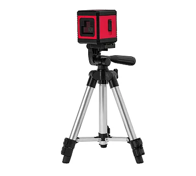 Лазерный уровень XQB RED Pro SET, 10 м, красный луч, батарейки, штатив MTX