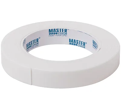 Лента клейкая двусторонняя для крепления зеркал Master Color Waterproof Power, 19 мм x 5 м, цвет белый