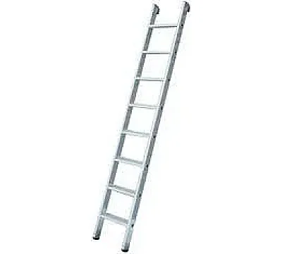 Лестница приставная алюминиевая, 9 ступеней, H=257 см, вес 3,0 кг FIT