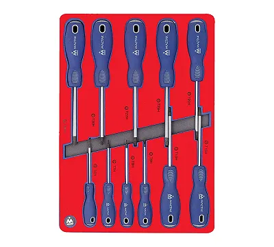 МАСТАК Набор отвёрток TORX, ложемент, 11 предметов 5-4411