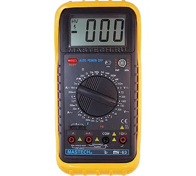 MASTECH Мультиметр цифровой MY 63