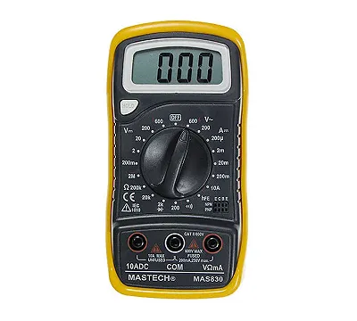 MASTECH Мультиметр цифровой, обрезиненный корпус MAS830